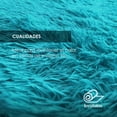 thumbnail image 3 of Tapete Decorativo Ilios Innova Tipo Shag 2x3 Aqua, 3 of 10