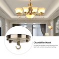 thumbnail image 1 of De Candelabro De Hierro Placa Colgante Gancho Luz De Techo Decoración De Dosel Accesorio De Montaje DIY Bronce ANGGREK Otros, 1 of 8