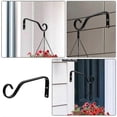 thumbnail image 4 of Balcony Hanging Rack Iron Planter Hanging Rack for 1Set, 4 of 5