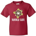 thumbnail image 3 of Inktastic Turtley Cute Girl Turtle Youth T-Shirt, 3 of 5