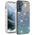 thumbnail image 2 of GSA Party Diamond Bumper Bling Case For Samsung Galaxy S22 Blue, 2 of 3
