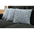 thumbnail image 5 of Ambesonne Cartoon Throw Pillow Cover 4 Pack, Funny Panda, 24", Black Blue, 5 of 5