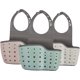 thumbnail image 2 of Soporte de plástico para fregadero, organizador colgante para fregadero de cocina con correa ajustable y orificios de drenaje para secado (marfil + rosa) Sincero  Hogar, 2 of 8