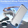 thumbnail image 6 of Benbenjaytek for iPhone 16e Wallet Case with Card Holder + 2 Tempered Glass Screen Protector Protective Shockproof Hidden Card Slot Slim Case Women Men for iPhone 16e 6.1" (Silver), 6 of 7