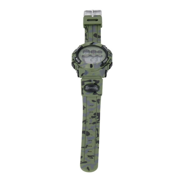 Reloj De Pulsera ANGGREK Para Niños Resistente Al Agua Hasta 50 M Color Verde Camuflaje 5 A 15 Años