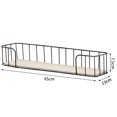 thumbnail image 2 of Floating Shelf Iron Wood - Wall Mounted Bookshelf Bathroom Shelf Rustic Shelf, 2 of 10