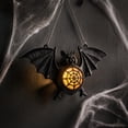 thumbnail image 6 of Halloween Hanging Black Bat LED String Lights Spider Web Decor Lighting for Indoor Outdoor Home Party Decorations Yard Ornament, 1Pack Hanging Black Bat #B, 6 of 7