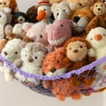 thumbnail image 6 of Stuffed Animal Storage Hammock Net Corner - Large Toy Hammock Net for Stuffed Animals Room Decor - Cute Stuff Animal Organizer Holder for Plush Plushie - Kids Baby Nursery Wall Bedroom Home Decor, 6 of 10