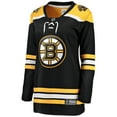 thumbnail image 2 of Women's Fanatics Black Boston Bruins Home Breakaway Jersey, 2 of 7