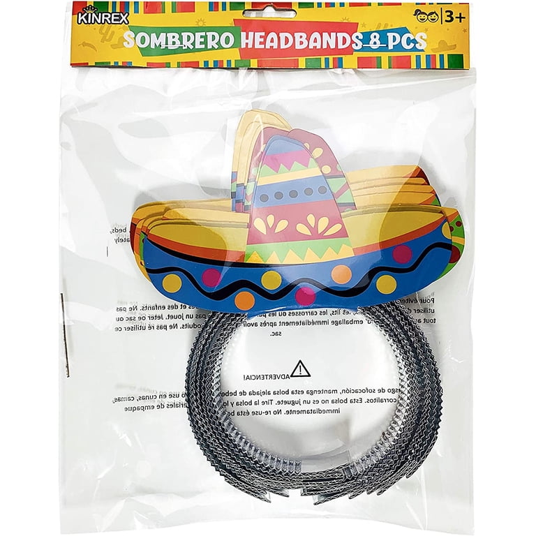 Nuna Triv 28 Pcs Cinco De Mayo Sombrero Headbands – Mexican Fiesta ...