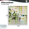 thumbnail image 4 of Stupell Industries Contemporary Color Chart Daffodils White Framed Giclee Art, 24 x 24, by Shirley Novak, 4 of 8
