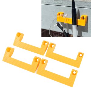 Tape Measure Clip, Sturdy 4pcs Plastic Tape Measure Bracket  for Garage