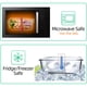 thumbnail image 5 of Contenedores para Preparar Comidas C CREST Juego de 5 de Vidrio con 3 Compartimentos de 1000 ml, 5 of 6