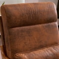 thumbnail image 4 of Triple Tree Mid-Century Bronzing Cloth Armchair, Brown, 4 of 9