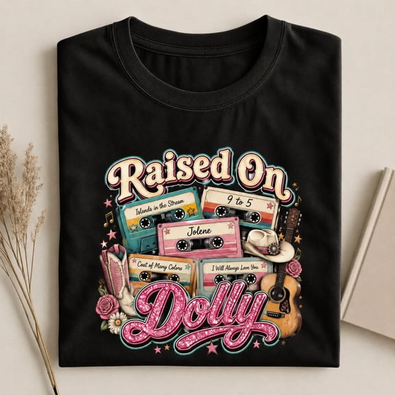 Raised On Dolly Country Shirt, Jolene 9 To 5 Country Music Tee