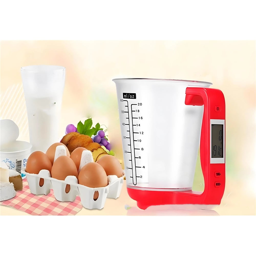 Digital Kitchen Scale and Measuring Cup Kitchen Measuring Cup Scale LCD Digital Display for Baking Tea Weighting Coffee