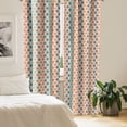 thumbnail image 2 of Ambesonne Geometric Curtains, Rhombs with Lines, Pair of 28"x84", Grey Almond Green, 2 of 5