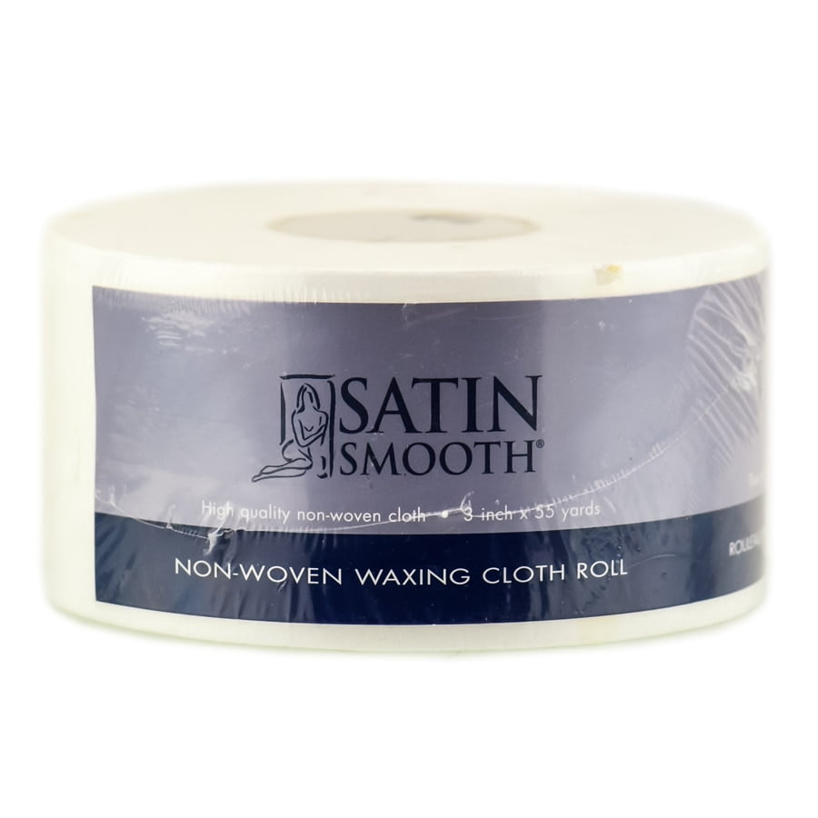 Satin Smooth Non-Woven Cloth Waxing Strips ( 3 inch x 55 Yards)