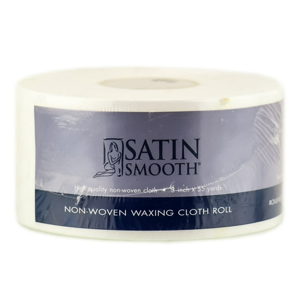 Satin Smooth Satin Smooth NonWoven Cloth Waxing Strips Option 3 inch x 55 Yards Walmart