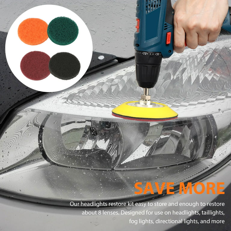 Car Headlight Restoration Kit Brightening Cleaning Headlight Restoration  Lens Polisher Cleaning Paste Refurbish Tool For - AliExpress