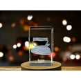 thumbnail image 3 of Exquisite Crystal Sculpture of an Iron | Unique 3D Engraved Home Decor Gift, 3 of 6