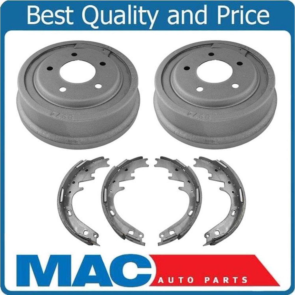 New Rear Brake Drums & Shoes 100 All New 3pc Kit for Ford F150