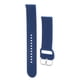 thumbnail image 2 of Correas de reloj con hebilla plateada, correa de silicona, repuesto de pulsera suave para Samsung/Huawei/Amazfit/Xiaomi Color Watch/Gamin Vivoactive 4 22 mm, azul claro, 2 of 5