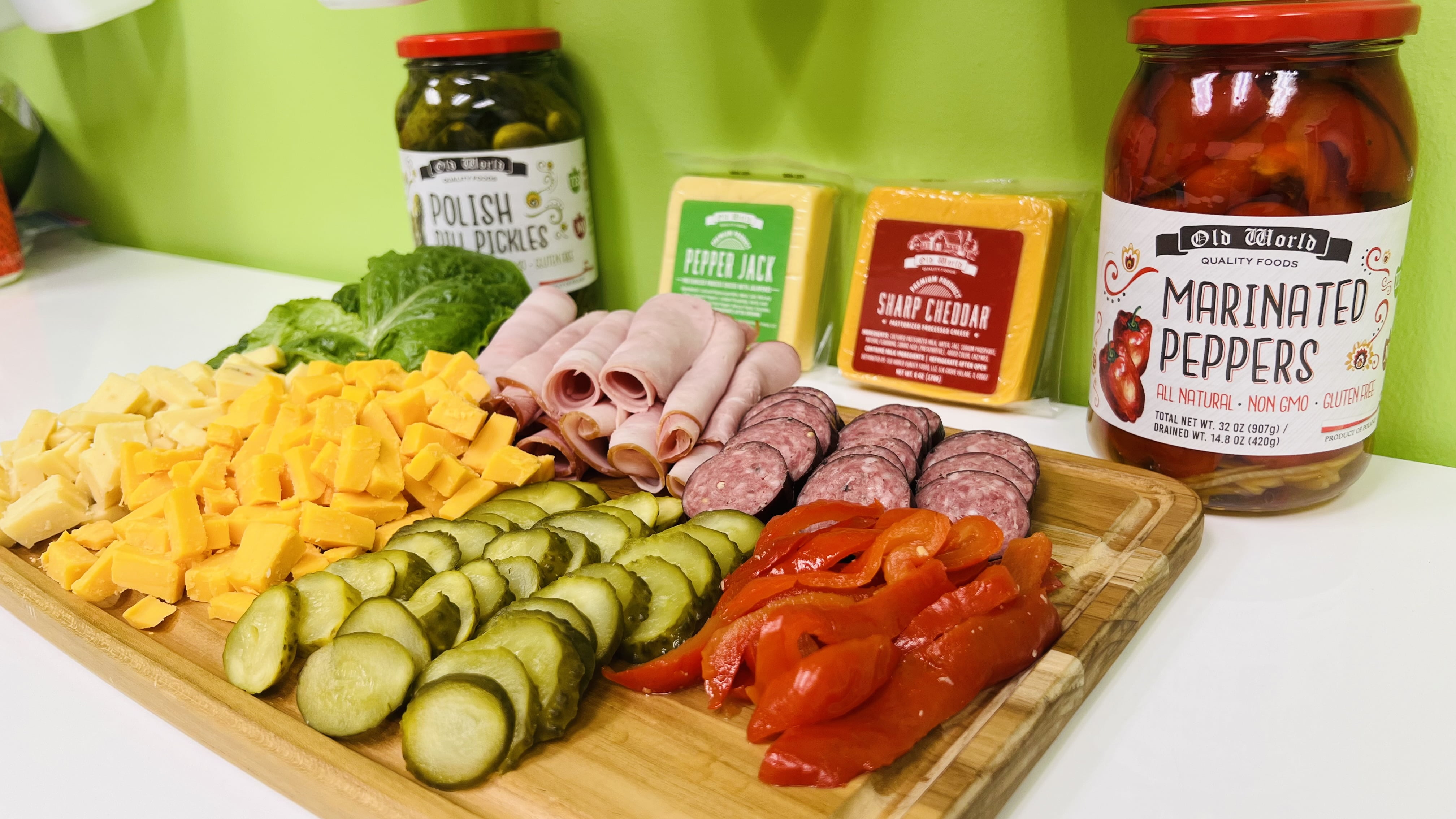 Set of Four 32 Oz Jars of Assorted Pickled Vegetables - Dill Pickles, Sliced Baby Beets, Polish Barrel Sauerkraut and Polish Salad
