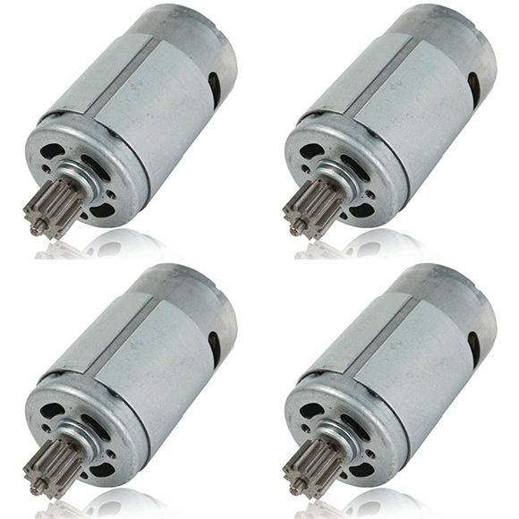 4X Universal 390 18000RPM Electric Motor RS390 6V Motor Drive Engine Accessory for Kids Ride Toys Replacement Parts