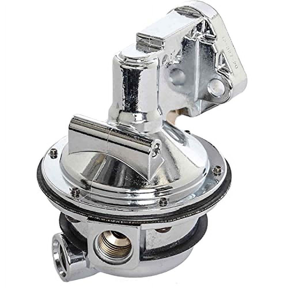 JEGS High-Flow Mechanical Fuel Pump Small Block Chevy 265-283-327-350-400 [170 gph, Chrome]