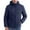Blue, variant on Smart Heated Jackets for Men with 4-Zone Control 21 Heating Areas USB Charging 10006mAh Hooded Small print Outwear (Battery Not Included)