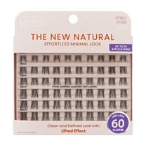 KISS The New Natural, False Eyelashes, Pearl Earring, Cluster Lash, 60 Clusters