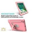 thumbnail image 5 of iPad 2 Case, iPad 3 Case, iPad 4 Case, Dteck Kickstand Heavy Duty Rugged Shockproof High Impact Resistant Hybrid Three Layer Full Body Protective Cover w/ Screen Protector For iPad 2 3 4,Rosegold, 5 of 7