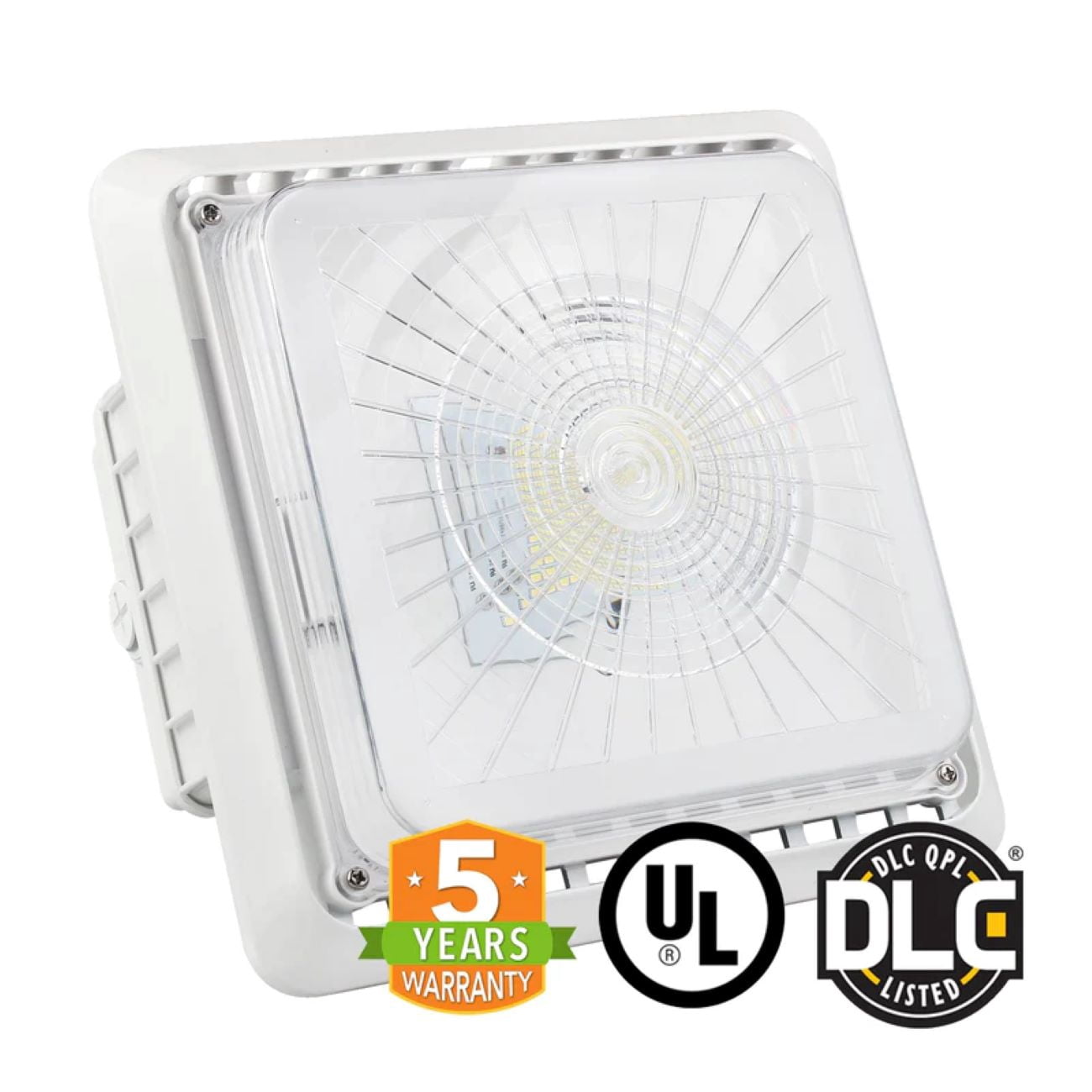 GREENLIGHTDEPOT LED Canopy Light - 40W - 5,151 Lumens - Outdoor Parking Garage Light - PG02 - (UL+DLC Listed)(4000K)