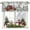 Gray, variant on Kitchen Curtain Valances for Windows,Dwarf Merry Christmas Pine Tree Rod Pocket Small Valance Panel