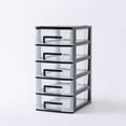 thumbnail image 1 of Storage Cabinet Multi-layer Drawer Type Plastic Organizer Shelf Storage Rack Storage Box for Office Home Bedroom, 1 of 6