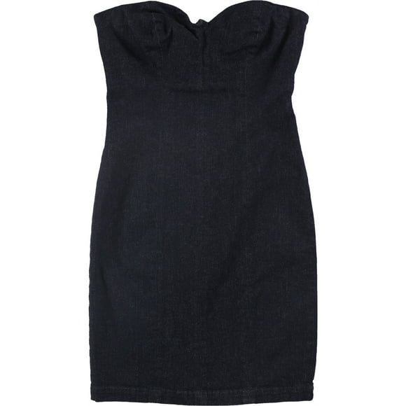 GUESS Womens Deco Bodycon Dress, Blue, Medium