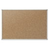 Mead Cork Bulletin Board, 96 x 48, Silver Aluminum Frame -MEA85364