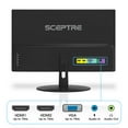 thumbnail image 3 of Sceptre 20" 1600x900 HDMI VGA 75hz 5ms LED Monitor (E205W-1600 Black), 3 of 7