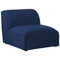 thumbnail image 1 of Meridian Furniture Miramar Bleu Marine Durable en Lin Texturé Sans Accoudoirs, 1 of 7