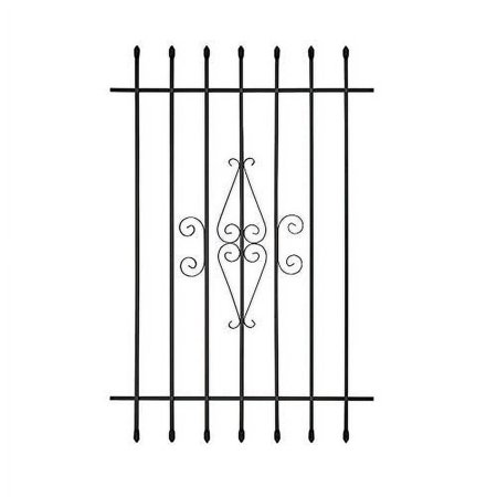 Spear Point Window Bar Guard (36 x 42, Black) Pack of 2, 36 x 42 Pack of 2