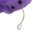 thumbnail image 4 of Gauze Ghost Pendant with Jute Rope Hanging Scary Ornament for Tree Courtyard Window Outdoor Yard Halloween Decoration Purple 17x15x3 Inches / 43.2x38.1x7.6 cm, 4 of 9
