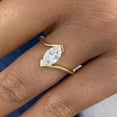 thumbnail image 5 of vylahjewellery Minimalist Marquise Cut Engagement Ring Vermeil Yellow Gold Wedding Promise Ring Moissanite Stackable Bridal Jewelry Unique Proposal Ring For Women, 5 of 6