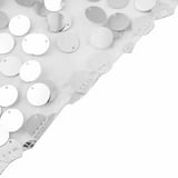 BalsaCircle 13"x108" Payette XL Sequin Table Runner Silver - Walmart.com