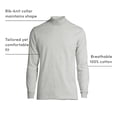 thumbnail image 3 of Lands' End Men's Super-T Cotton-Blend Mock Turtleneck Shirt, 3 of 7
