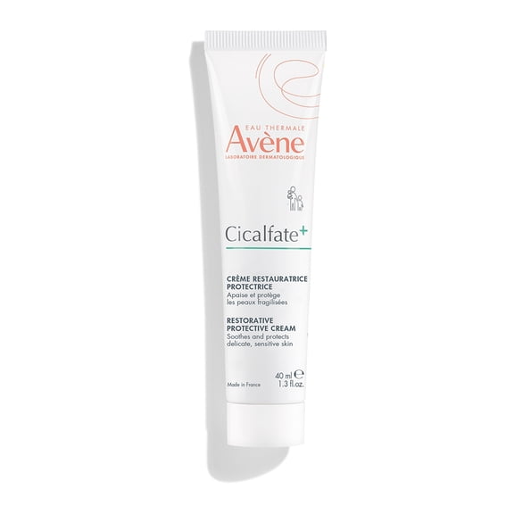 Avene Cicalfate Restorative Protective Cream - Face Cream for Sensitive Skin - Helps Restore Skin Barrier, 1.3 fl oz