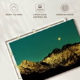 thumbnail image 6 of Elephant Stock Golden Mountain Range Wall Art - Horizontal Canvas Wall Art - Living Room Wall Decor - Nature Canvas - Black And Teal Decor - 12" x 8", 6 of 8
