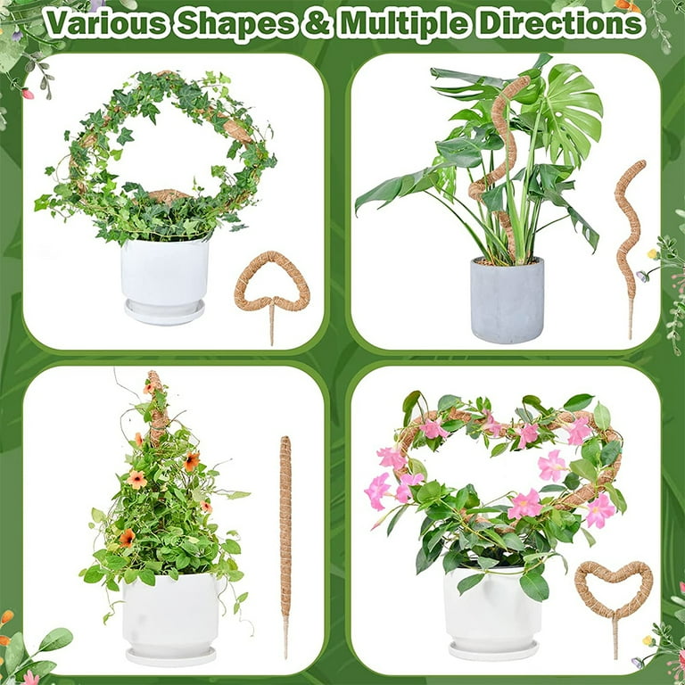 Fangsheng 27" Moss Pole for Plants Monstera, Bendable Plant Support Pole  for Climbing Plants (2PC) - Walmart.com