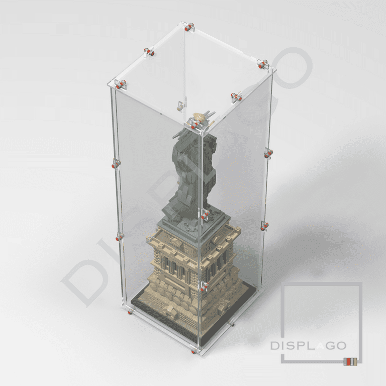 Statue Of Liberty Display Case for LEGO 21042