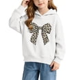 thumbnail image 6 of CYRBOKO Girls Graphic Hoodies, Casual Lightweight Soft Long Sleeve Hooded Sweatshirt White Size 2-3 T, 6 of 7